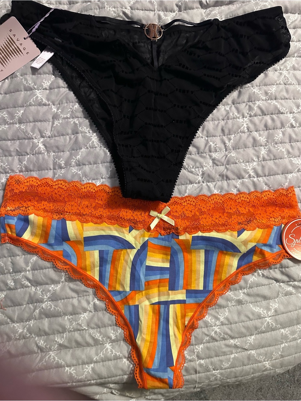 1 pair of Splendies underwear size 2x and 1 pair Savage Fenty 2x both NWT